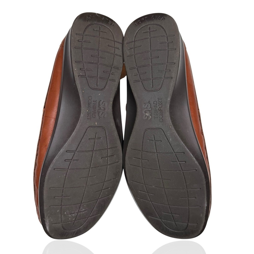 SAS Tripad Roamer Comfort Loafers 10 WW Extra Wide Leather Orthopedic‎ Shoes - Picture 11 of 11
